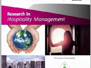 Special Issue of Research in Hospitality Management on Sustainability By Dr. Sjoerd Gehrels